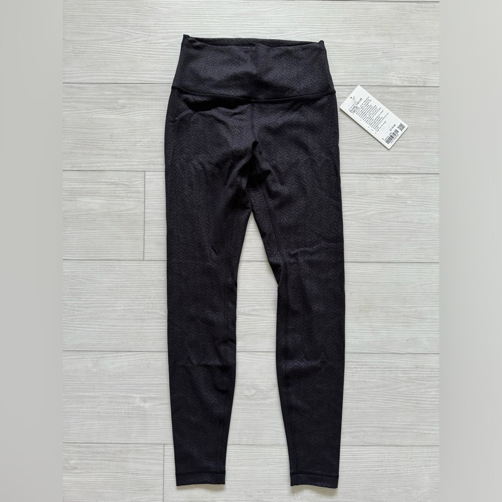 Brand New Black Design Lululemon Wunder Train 28” Leggings